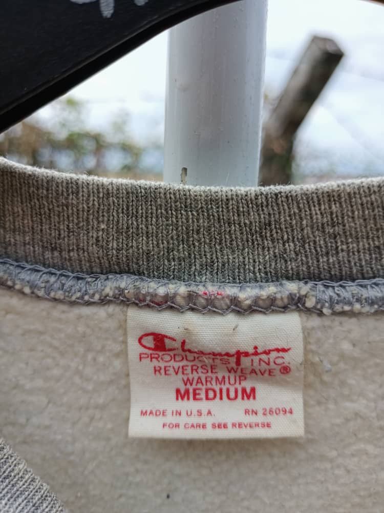 Champion × Vintage Champion Reverse Weave Plain Sweatshirt Size US M / EU 48-50 / 2 - 3 Thumbnail