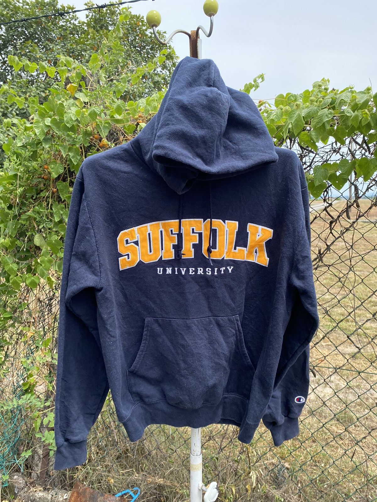 Champion × Vintage Champion Suffolk University Hoodie Size US S / EU 44-46 / 1 - 1 Thumbnail