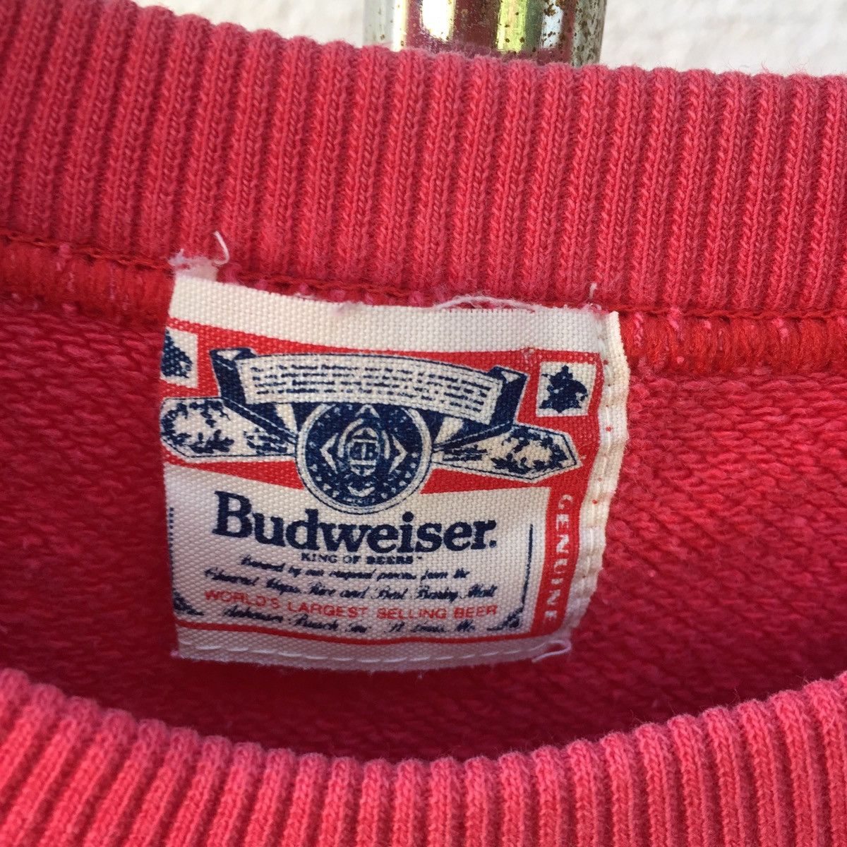 Budweiser Distressed Budweiser Sweatshirt Size US L / EU 52-54 / 3 - 2 Thumbnail