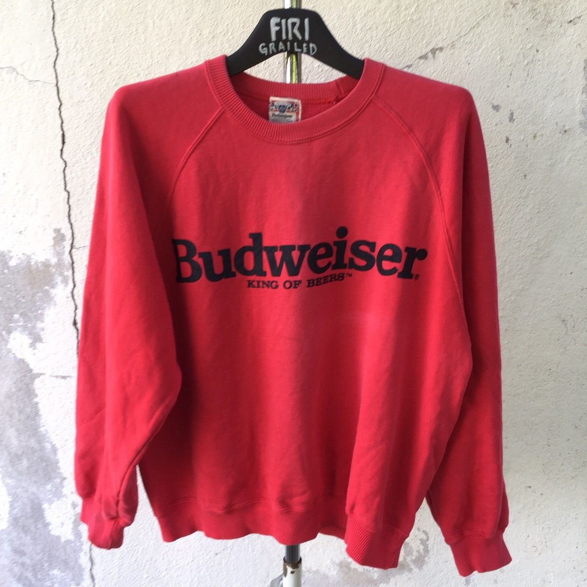 Budweiser Distressed Budweiser Sweatshirt Size US L / EU 52-54 / 3 - 1 Thumbnail