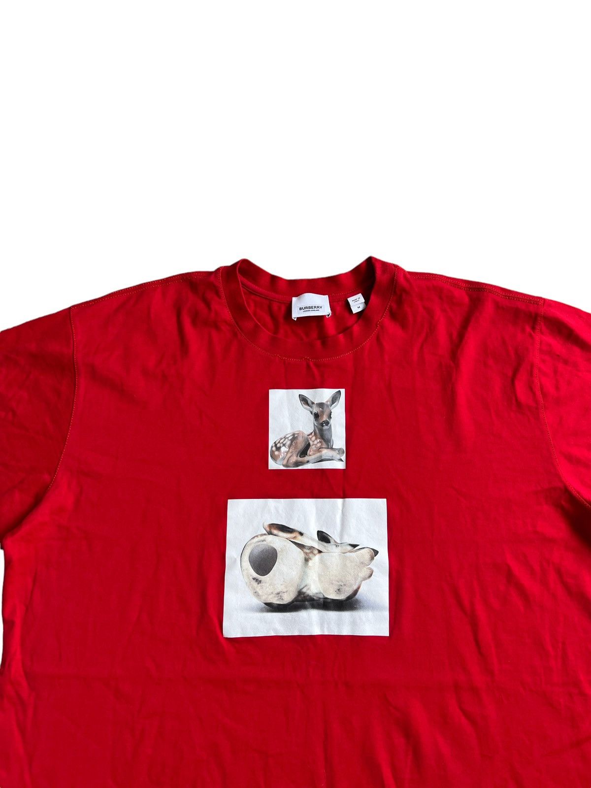Burberry 🔥500$ Burberry Deer Print T-shirt/Burberry Printed T-shirt Size US M / EU 48-50 / 2 - 4 Thumbnail
