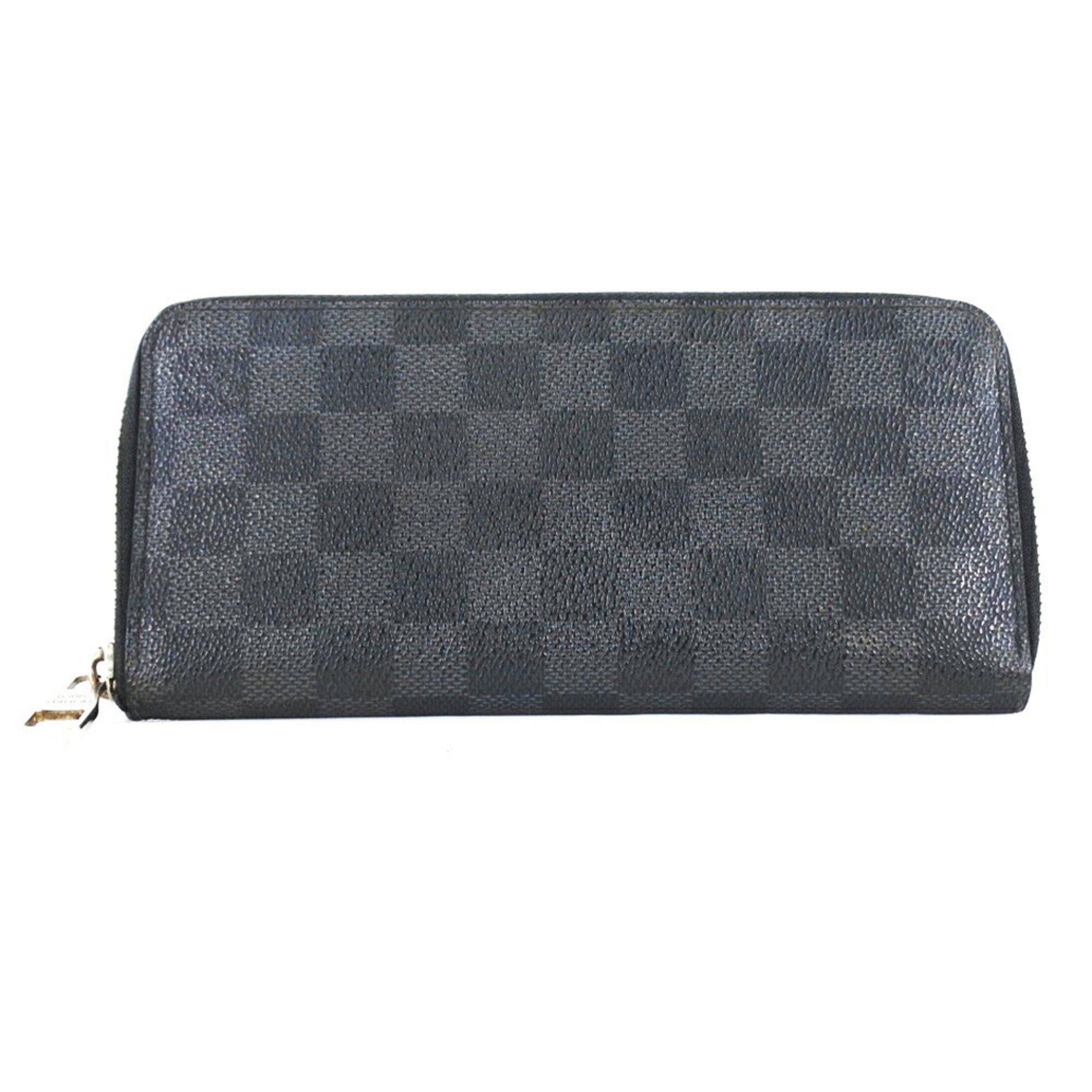 Louis Vuitton Damier Graphite Canvas Zippy Vertical Wallet Louis Vuitton