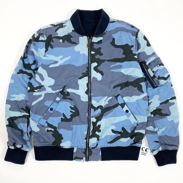 Supreme Supreme Reversible Camo Cotton MA-1 Bomber Jacket L 2015