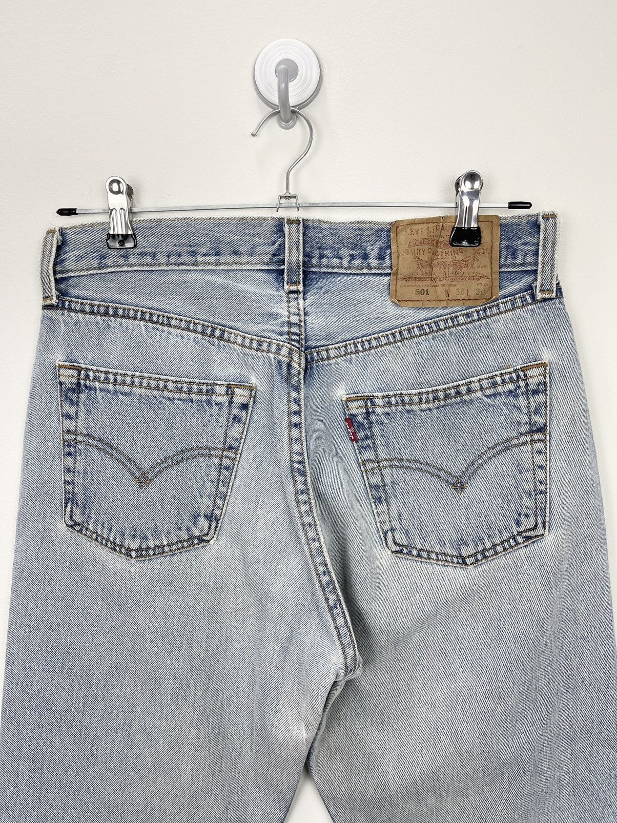 Levi's × Vintage VINTAGE90s WOMEN LEVIS 501 BUTTON FLY MADE IN MEXICO SIZE 29 Size 29" - 11 Thumbnail