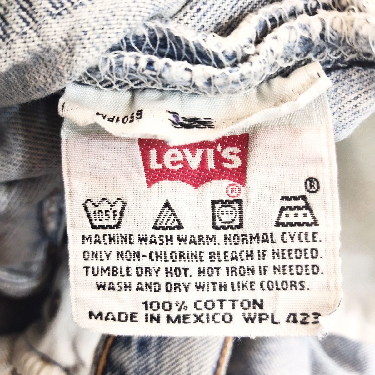 Levi's × Vintage VINTAGE90s WOMEN LEVIS 501 BUTTON FLY MADE IN MEXICO SIZE 29 Size 29" - 16 Thumbnail