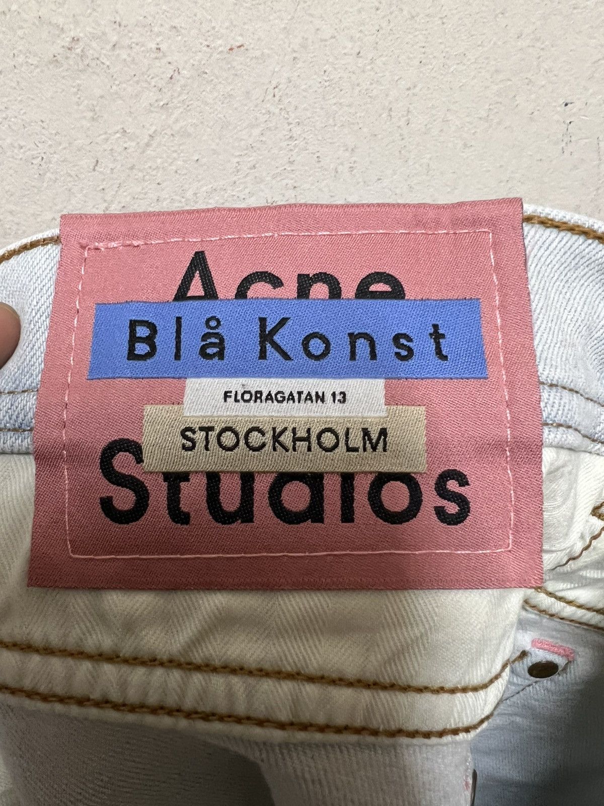 Acne Studios (J275) acne studios- white jeans Size US 30 / EU 46 - 15 Thumbnail