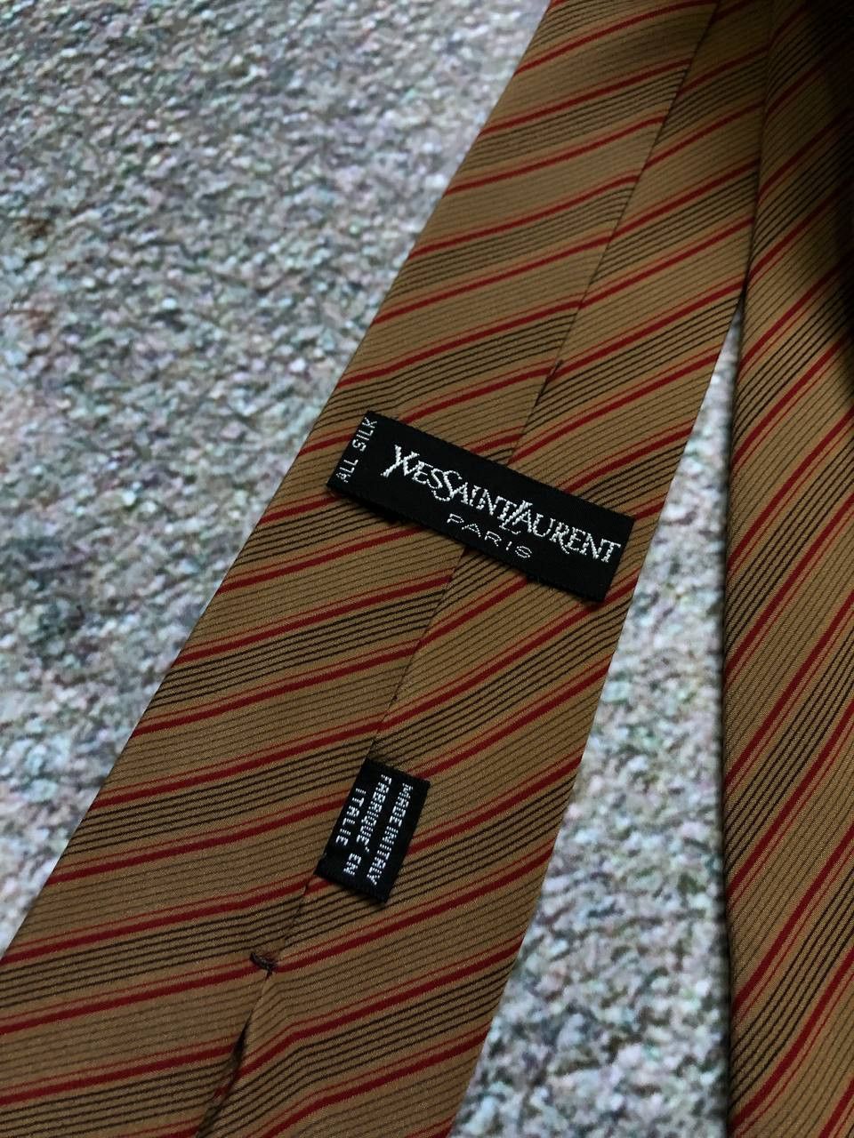 Yves Saint Laurent Yves Saint Laurent silk tie Size ONE SIZE - 3 Thumbnail