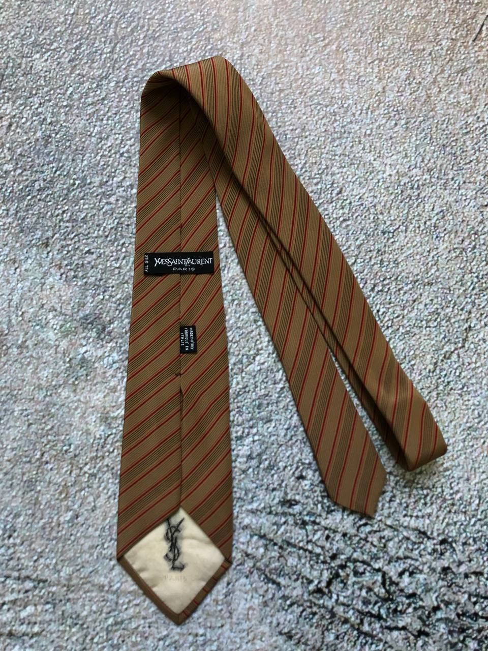 Yves Saint Laurent Yves Saint Laurent silk tie Size ONE SIZE - 2 Thumbnail