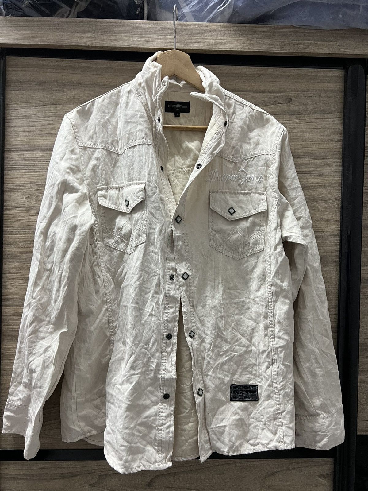 In The Attic In the attic western button up diamond shirt Size US L / EU 52-54 / 3 - 1 Thumbnail