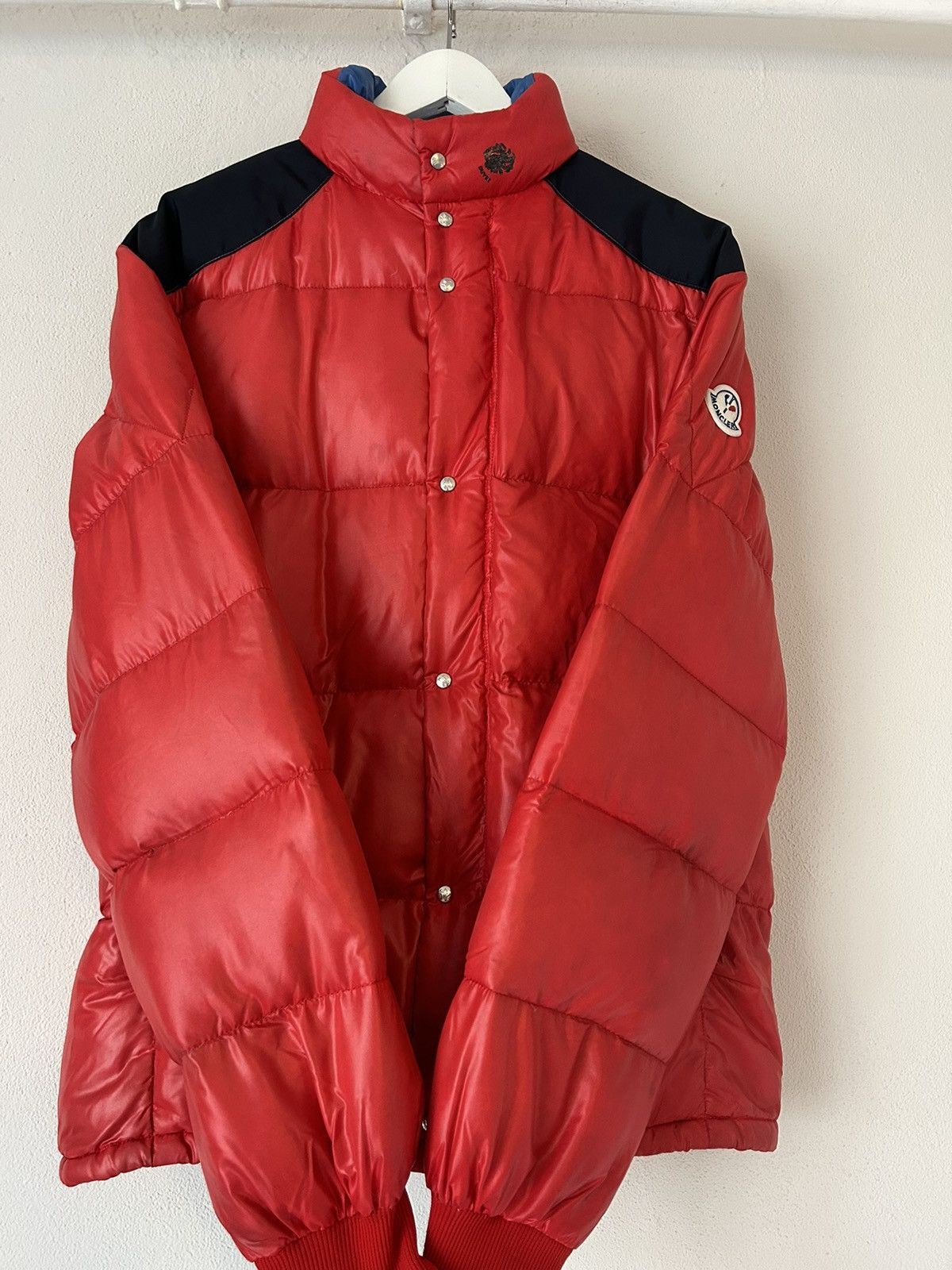 image of Moncler Vintage Red Puffer, Men's (Size Small)