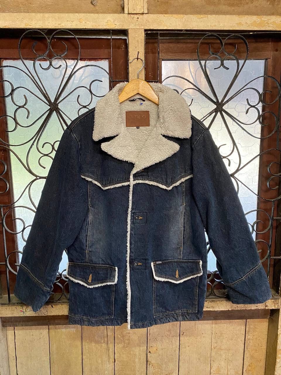 Vintage Vintage Zippo Sherpa Lined Denim Coat Size US M / EU 48-50 / 2 - 3 Thumbnail