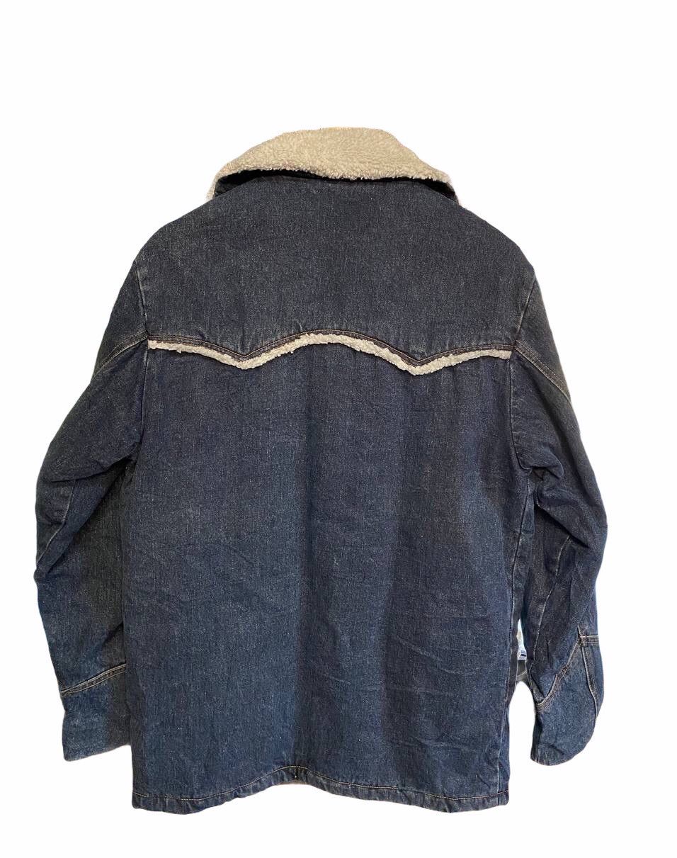 Vintage Vintage Zippo Sherpa Lined Denim Coat Size US M / EU 48-50 / 2 - 2 Thumbnail