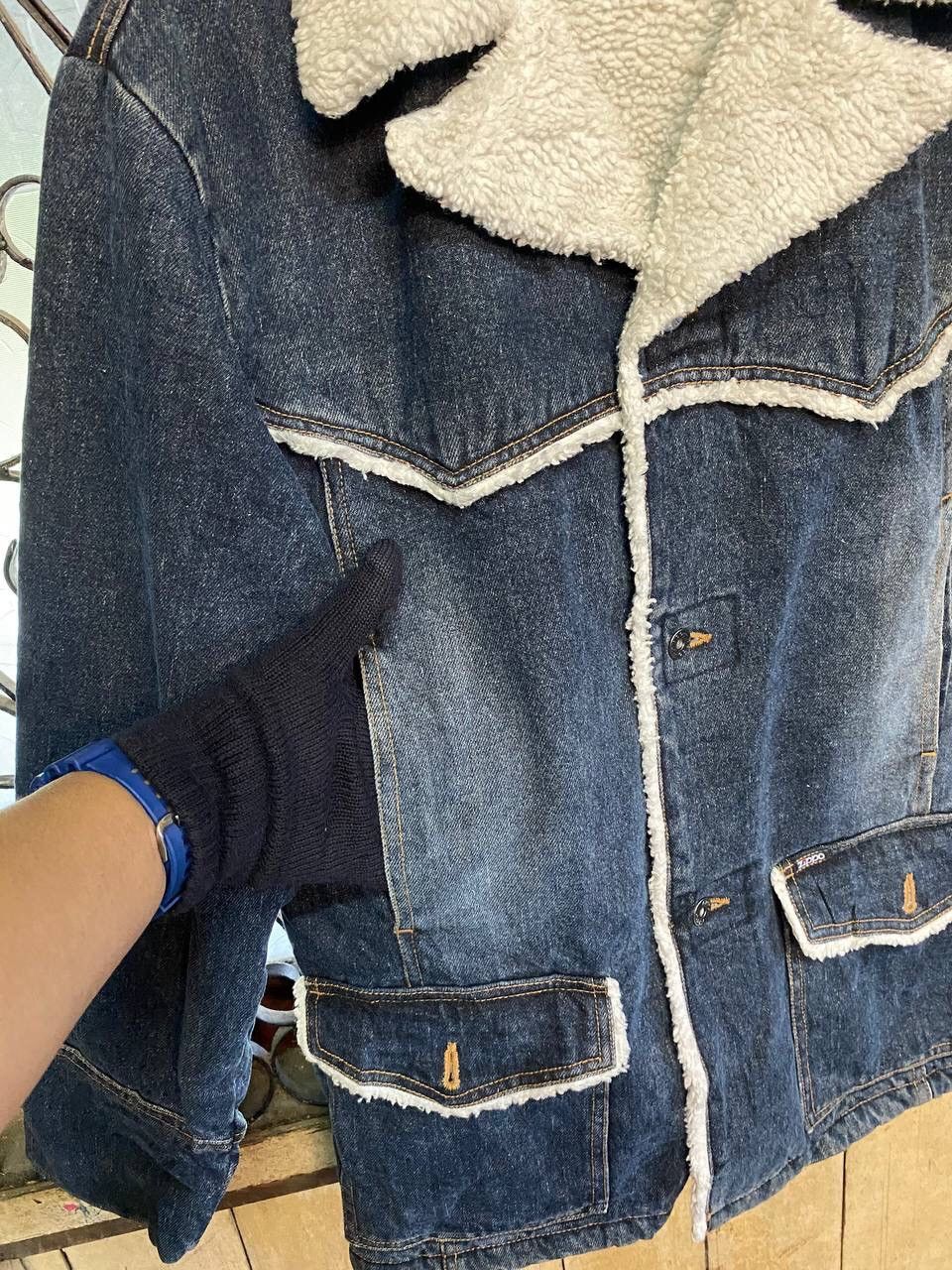 Vintage Vintage Zippo Sherpa Lined Denim Coat Size US M / EU 48-50 / 2 - 6 Thumbnail