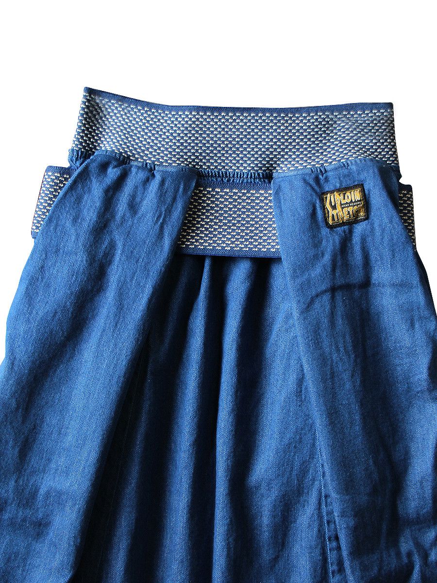 KAPITAL Denim Pleats Sarouel Pants