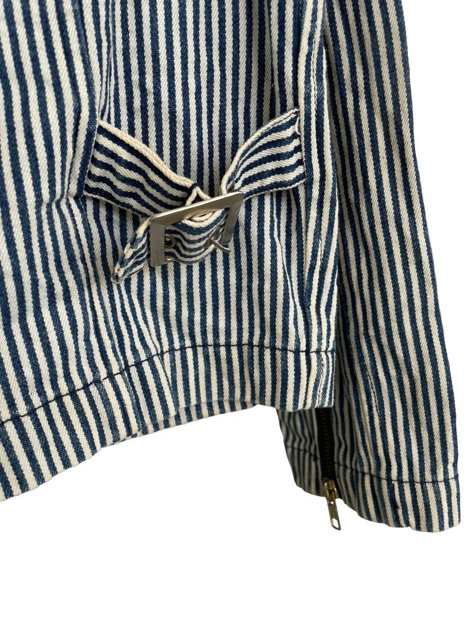 Indian Motorcycle × Sports Specialties Indian M.C. Springfield Mass USA 1901 Hickory Stripes Jacket Size US L / EU 52-54 / 3 - 17 Thumbnail