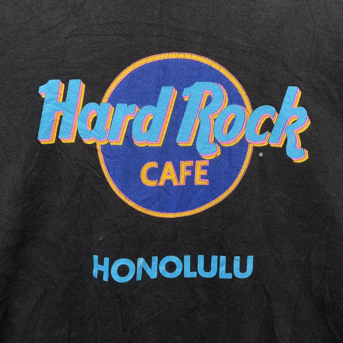 Hard Rock Cafe Vintage 90s Hard Rock Cafe Honolulu Big Logo Sweatshirt | XL Size US XL / EU 56 / 4 - 4 Thumbnail