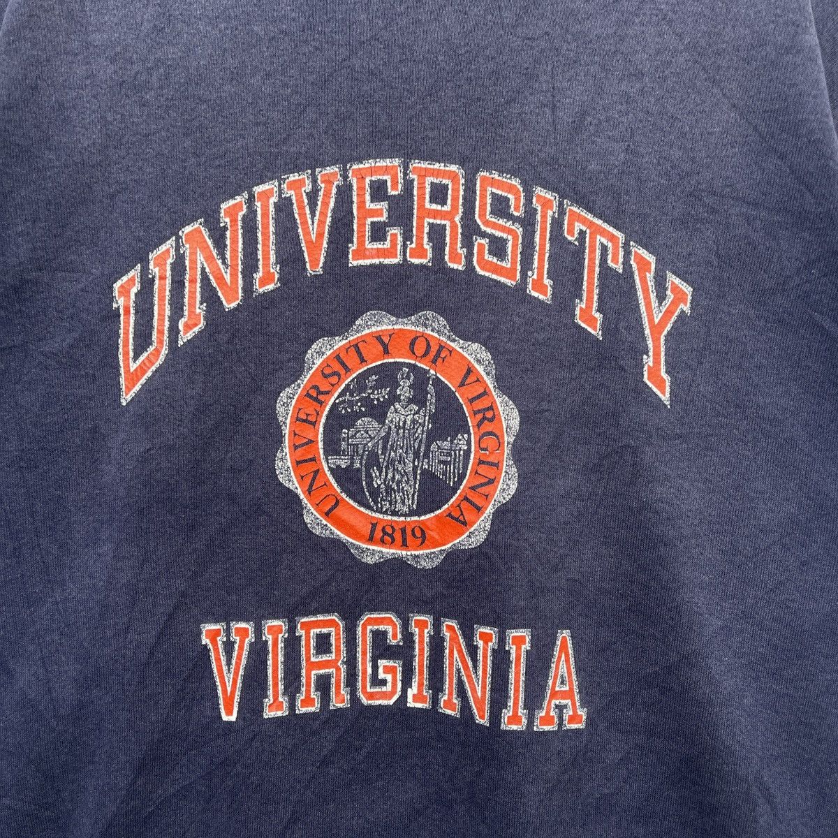 Japanese Brand Vintage 90s University of Virginia 1819 Sweatshirt | XL | Size US XL / EU 56 / 4 - 3 Thumbnail