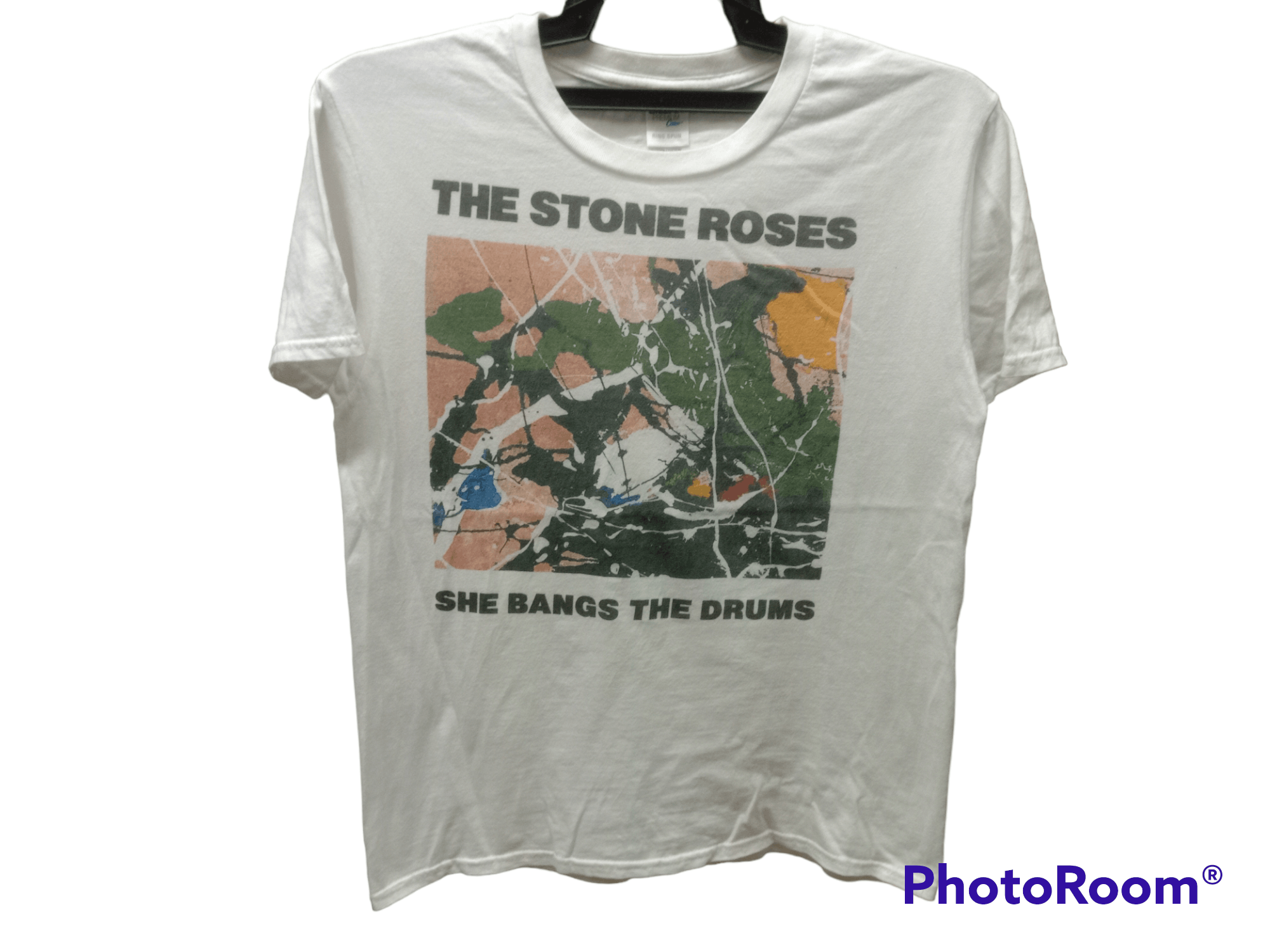 T-shirt The Stone Roses – Band – Tailles S à 5XL – Noir – Coton – ET1233