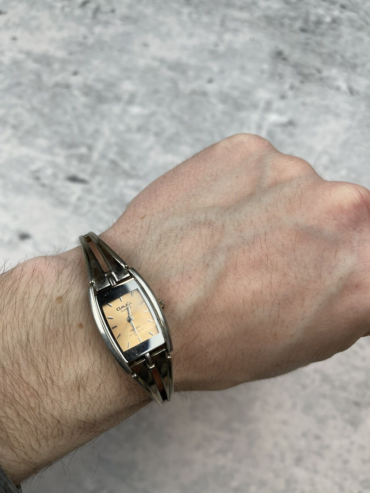 Japanese Brand × Vintage Vintage Omax unisex watch rare, work futuristic braclet Size ONE SIZE - 2 Thumbnail