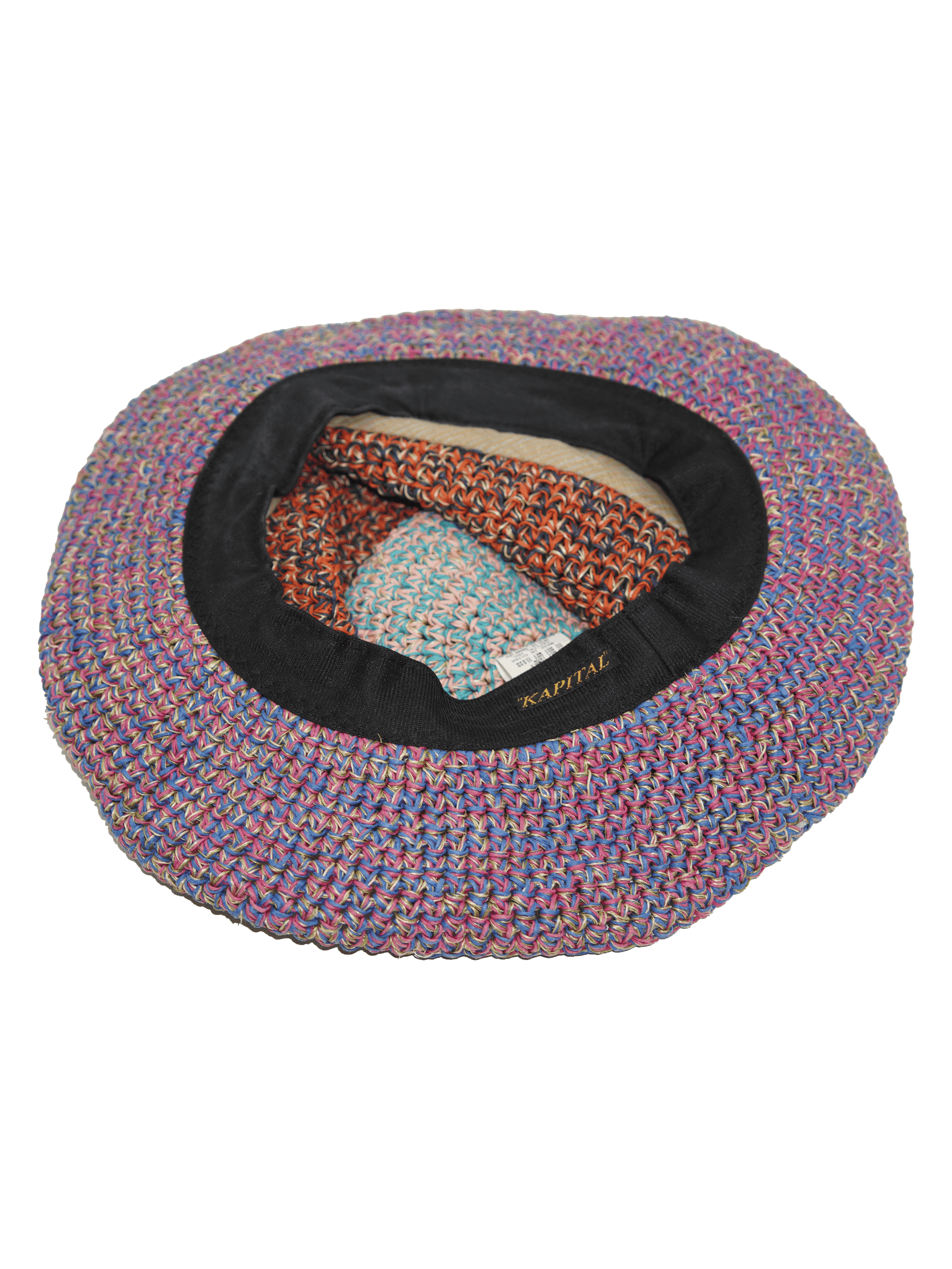 Kapital Paper Yarn Van Gogh Heather Pork Pie HAT (high) Size ONE SIZE - 4 Thumbnail