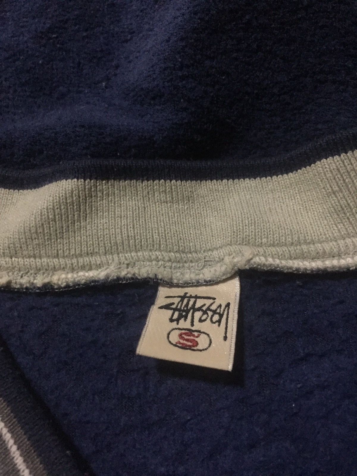 Stussy × Vintage Vintage 90s OG Stussy Fleece Sweater Size US S / EU 44-46 / 1 - 4 Thumbnail
