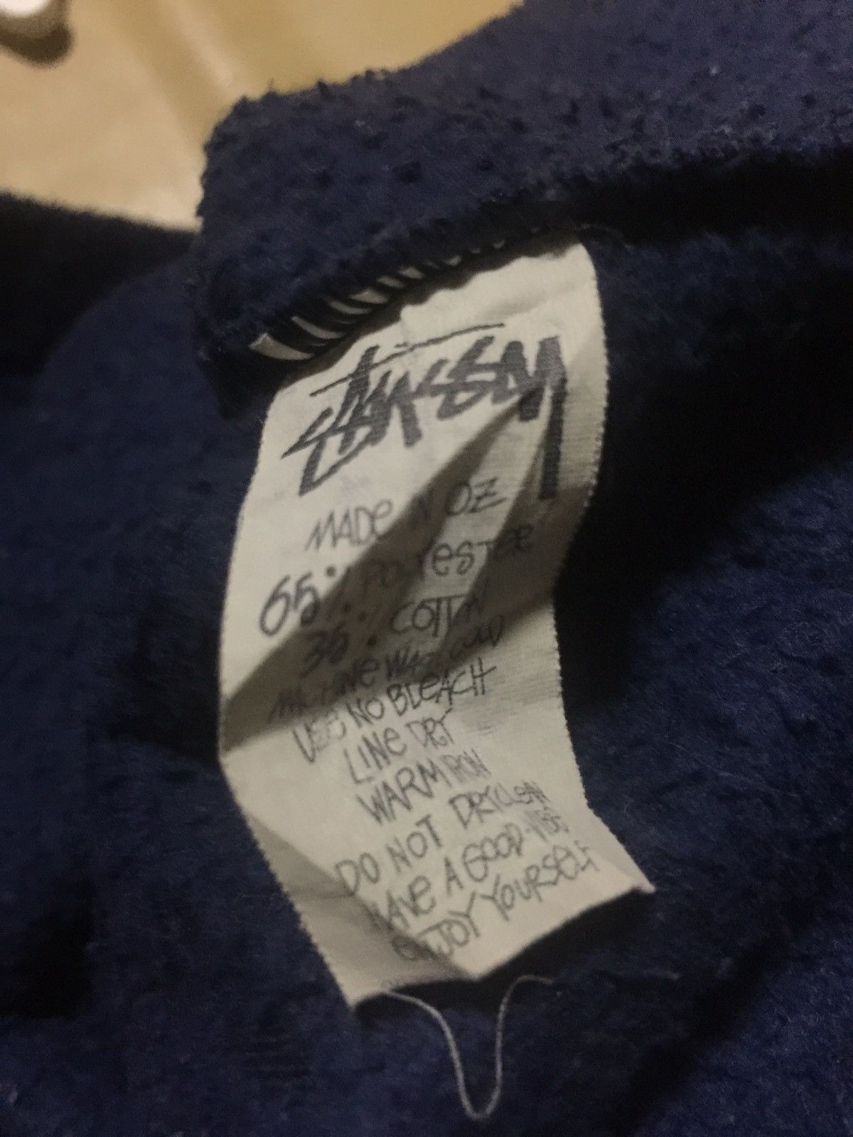 Stussy × Vintage Vintage 90s OG Stussy Fleece Sweater Size US S / EU 44-46 / 1 - 5 Thumbnail