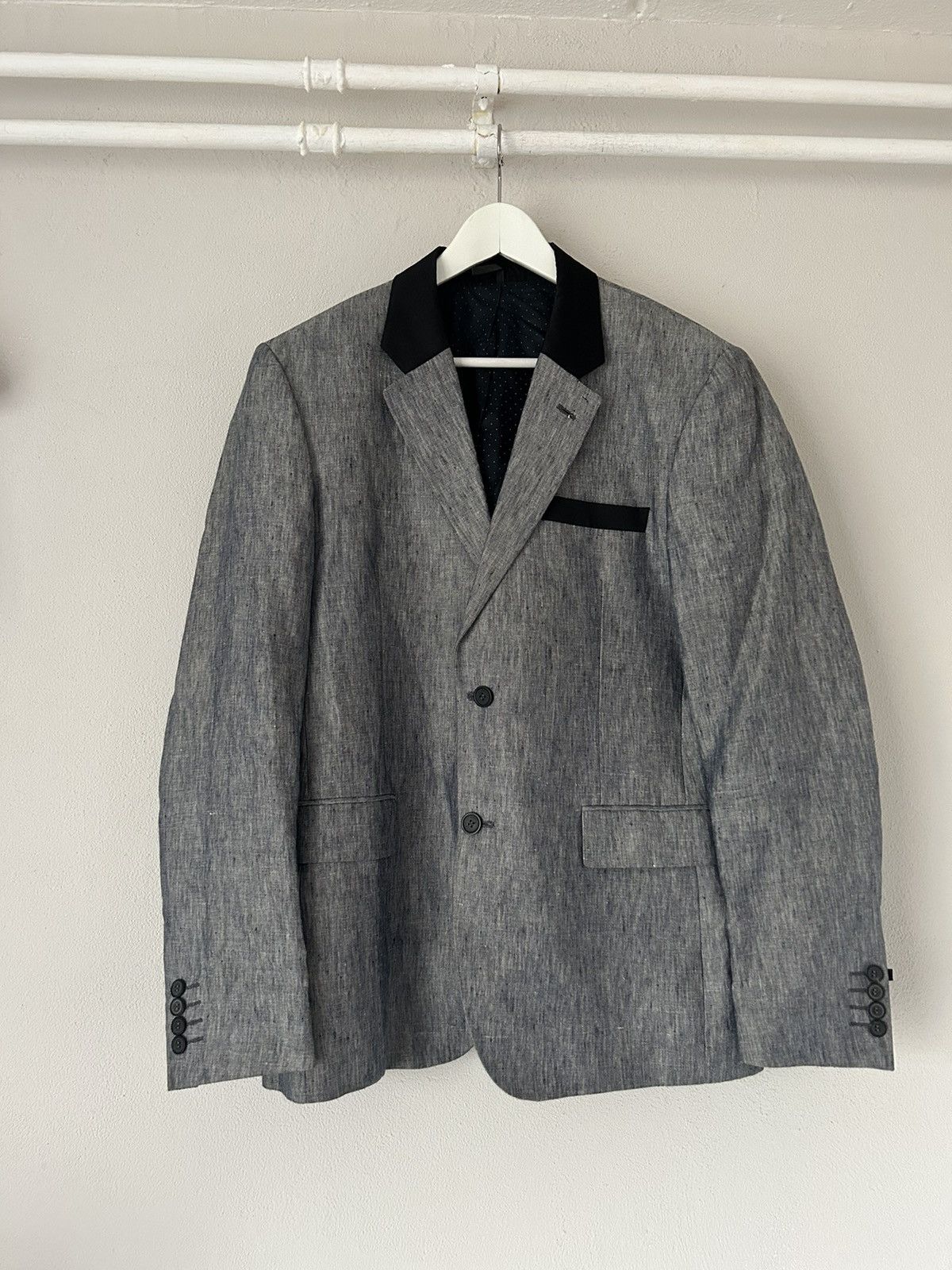 Givenchy Linen and Hemp Blazer Size US L / EU 52-54 / 3 - 1 Thumbnail