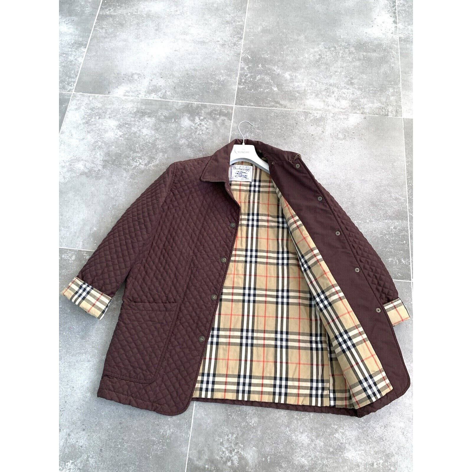 Women's BURBERRY'S Nova Check Quilted Jacket UK 14 US 10