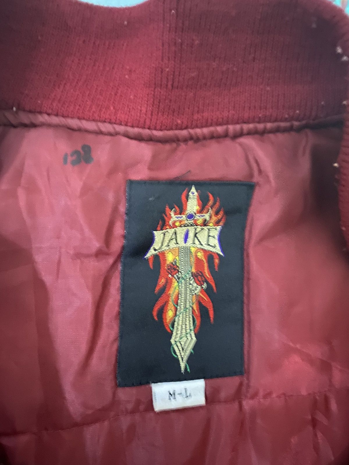 Toyo Enterprises VARSITY JACKET EMBROIDERED DRAGON VELVET YAKUZA STYLE Size US M / EU 48-50 / 2 - 4 Thumbnail