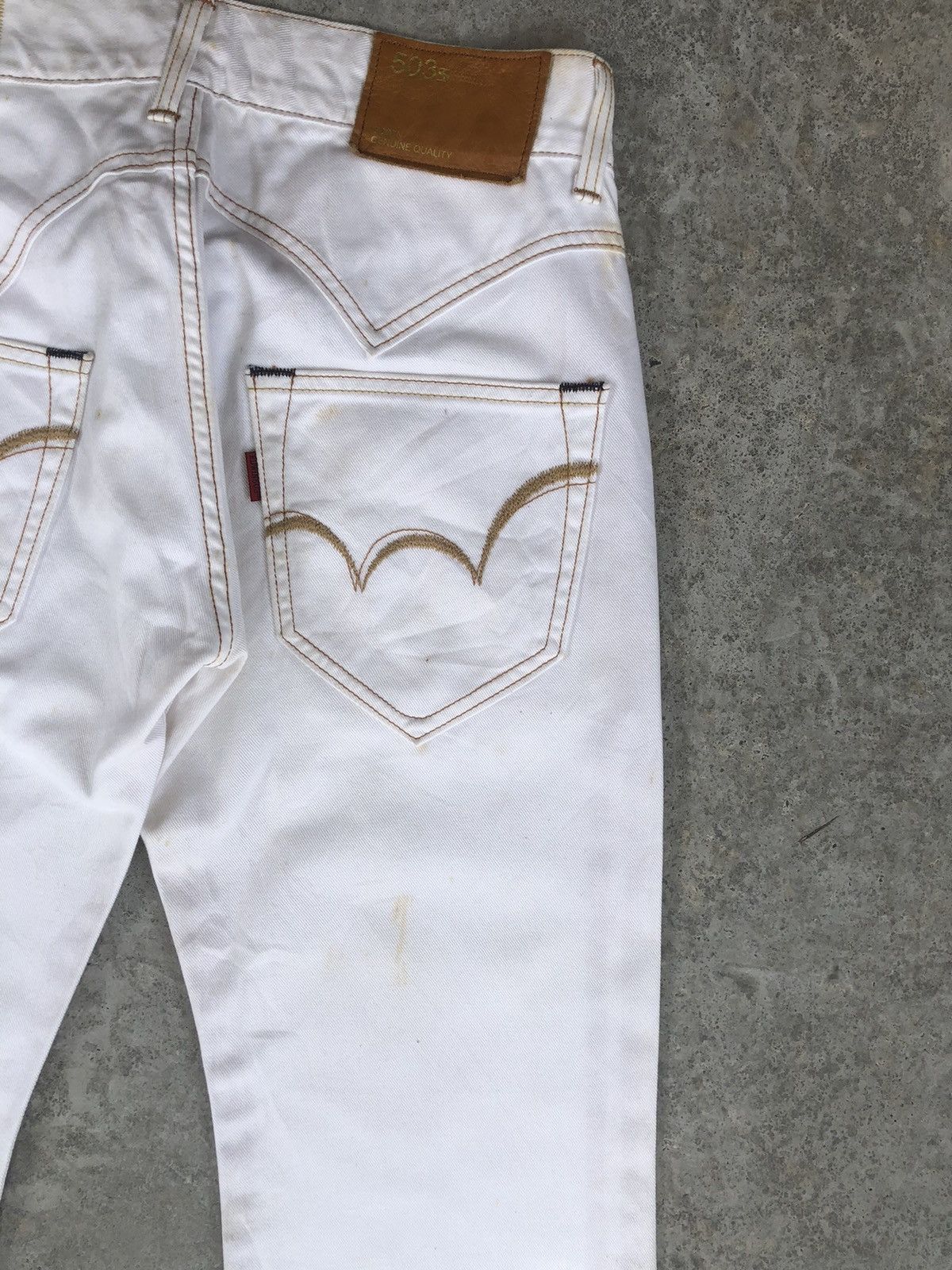 Edwin Japanese 503 Flare Jeans Distressed Jeans Size US 31 - 12 Thumbnail