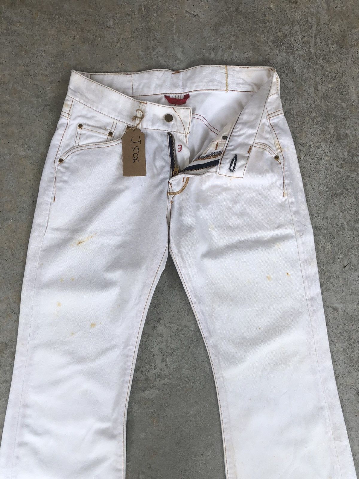 Edwin Japanese 503 Flare Jeans Distressed Jeans Size US 31 - 3 Thumbnail
