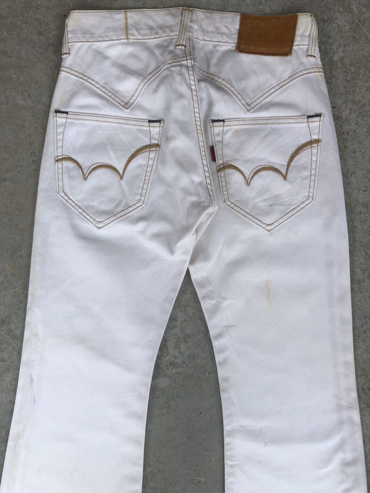 Edwin Japanese 503 Flare Jeans Distressed Jeans Size US 31 - 10 Thumbnail