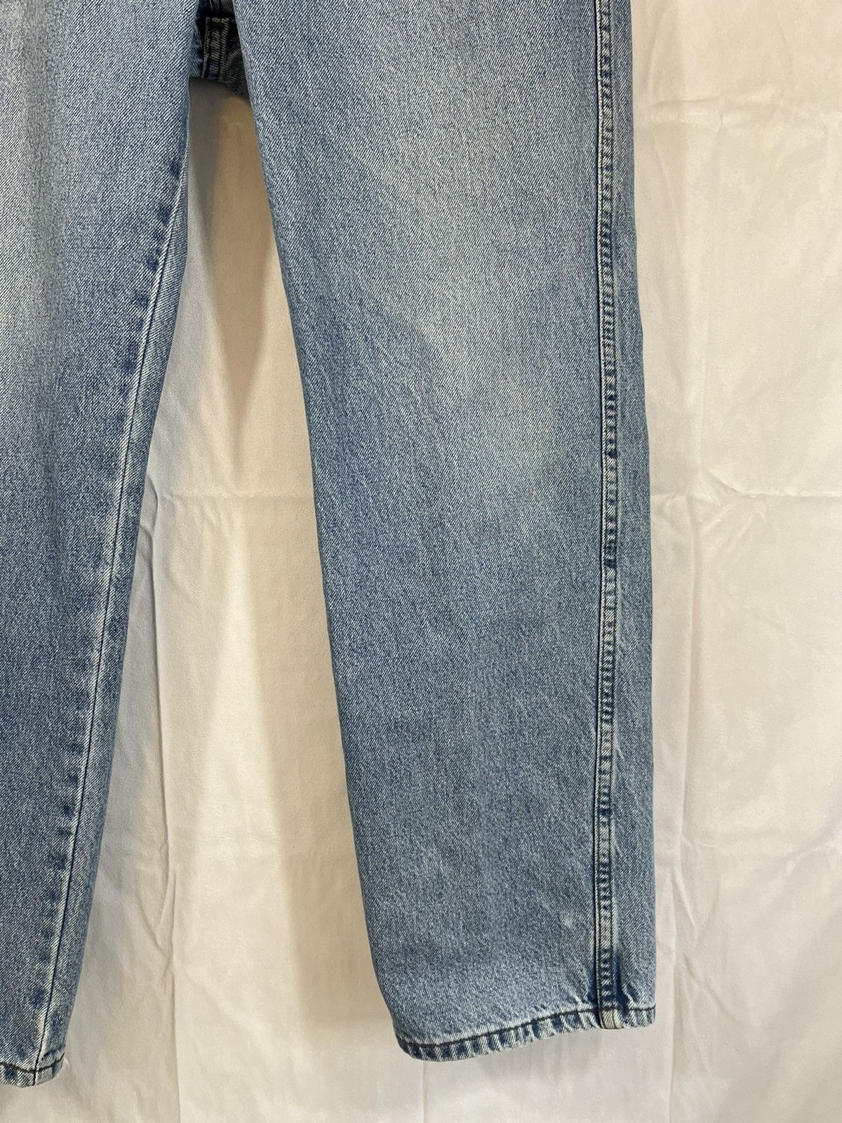 Vintage Harley Davidson Moto Basic Distressed Faded Wash Jeans Size US 36 / EU 52 - 7 Thumbnail