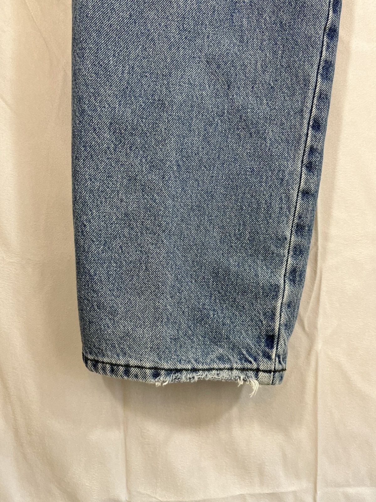 Vintage Harley Davidson Moto Basic Distressed Faded Wash Jeans Size US 36 / EU 52 - 15 Thumbnail