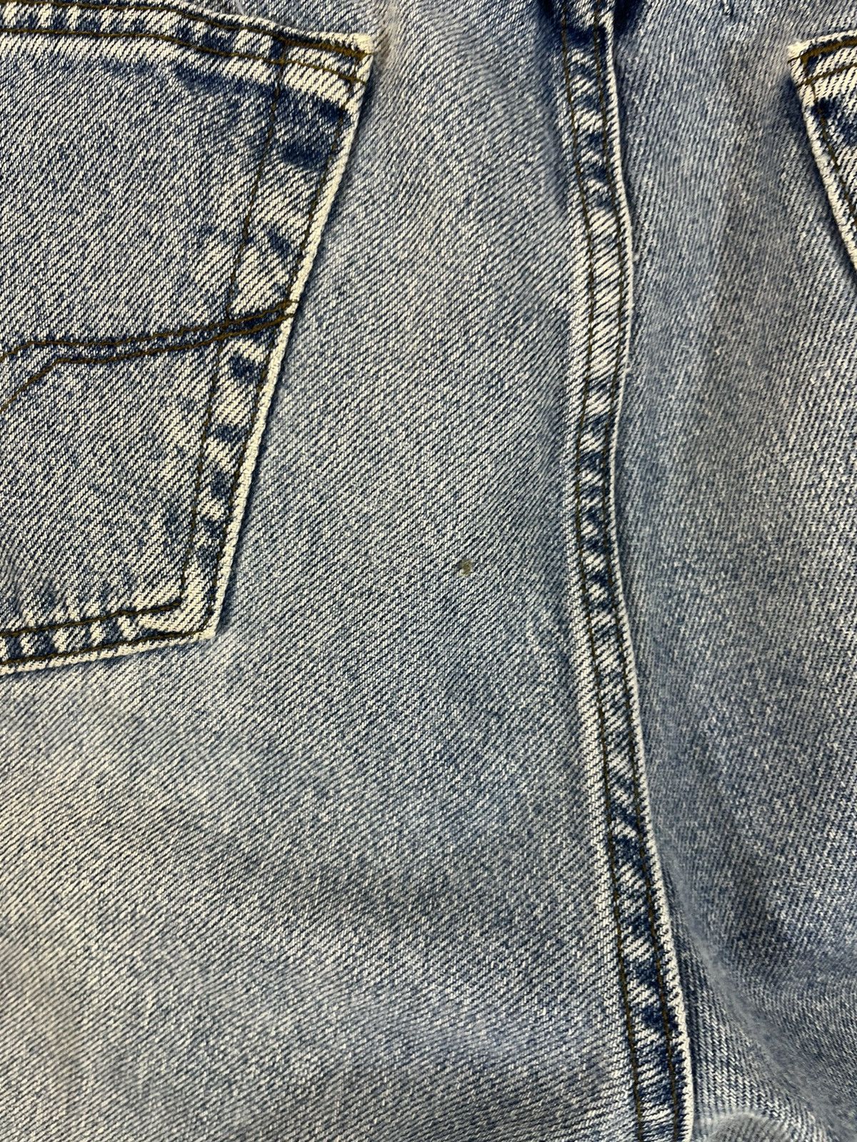 Vintage Harley Davidson Moto Basic Distressed Faded Wash Jeans Size US 36 / EU 52 - 13 Thumbnail