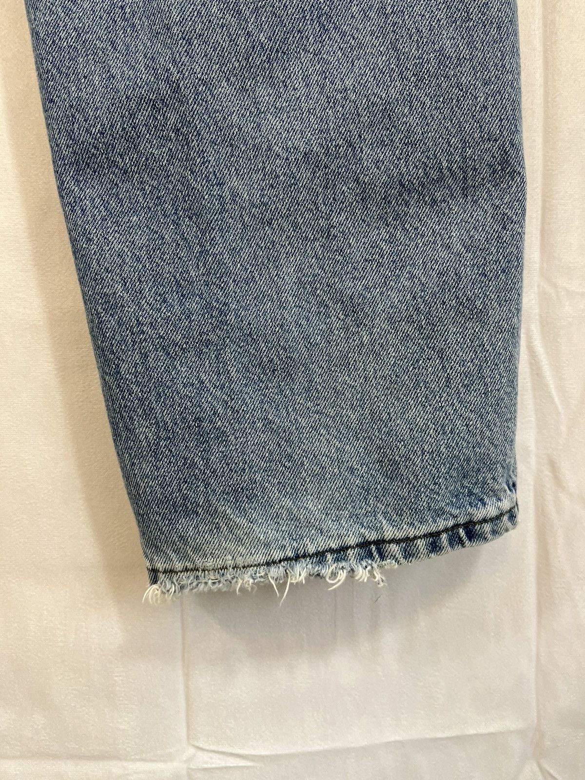 Vintage Harley Davidson Moto Basic Distressed Faded Wash Jeans Size US 36 / EU 52 - 14 Thumbnail