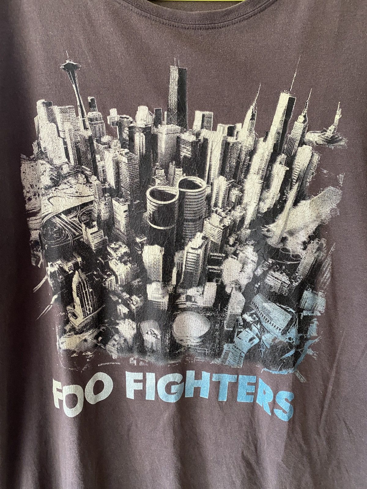 Band Tees 2015 FOO FIGHTER ROCK BAND TEE Size US M / EU 48-50 / 2 - 2 Thumbnail