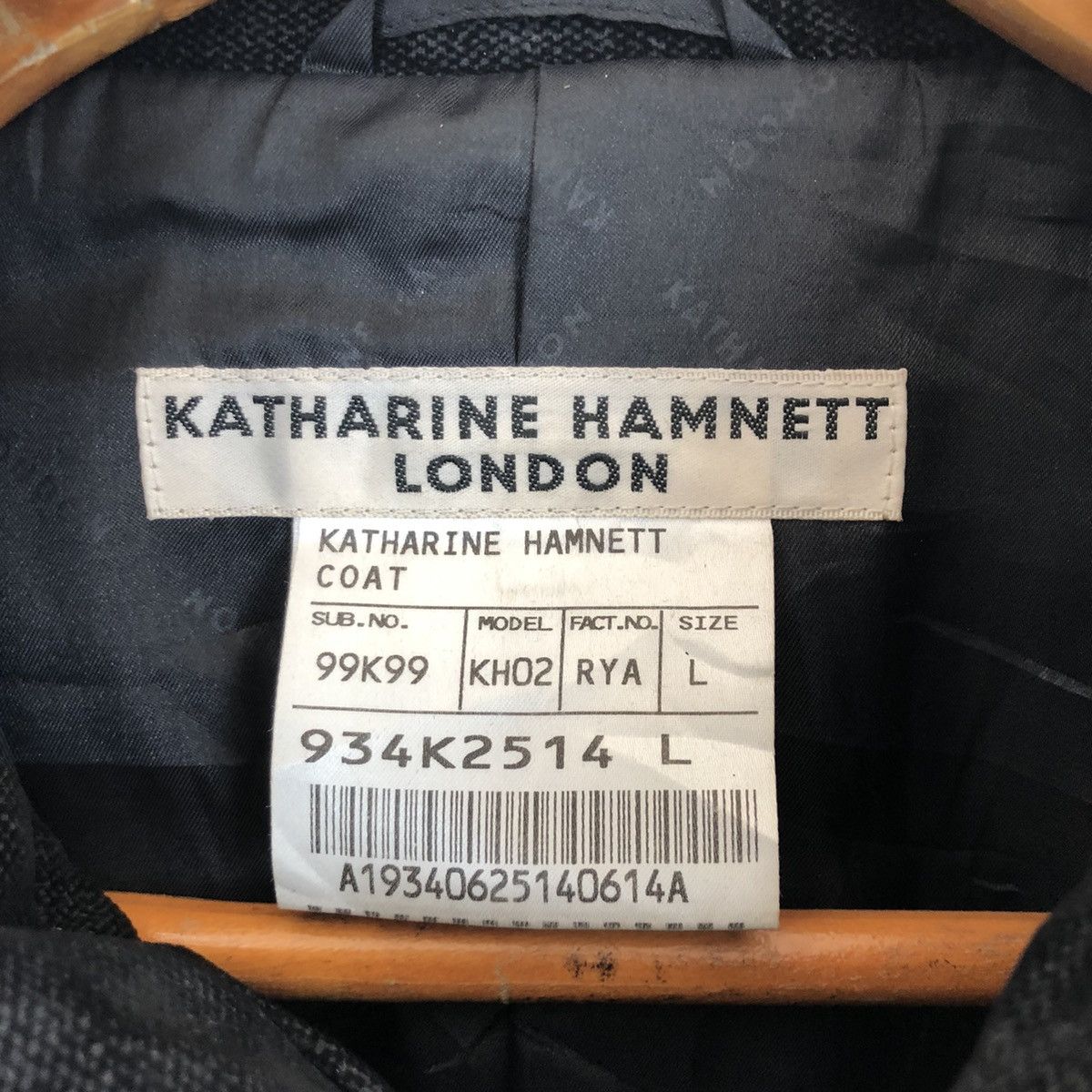 Katharine Hamnett London × Vintage KATHARINE HAMNETT LONDON HEAVY JACKET Size US L / EU 52-54 / 3 - 6 Thumbnail