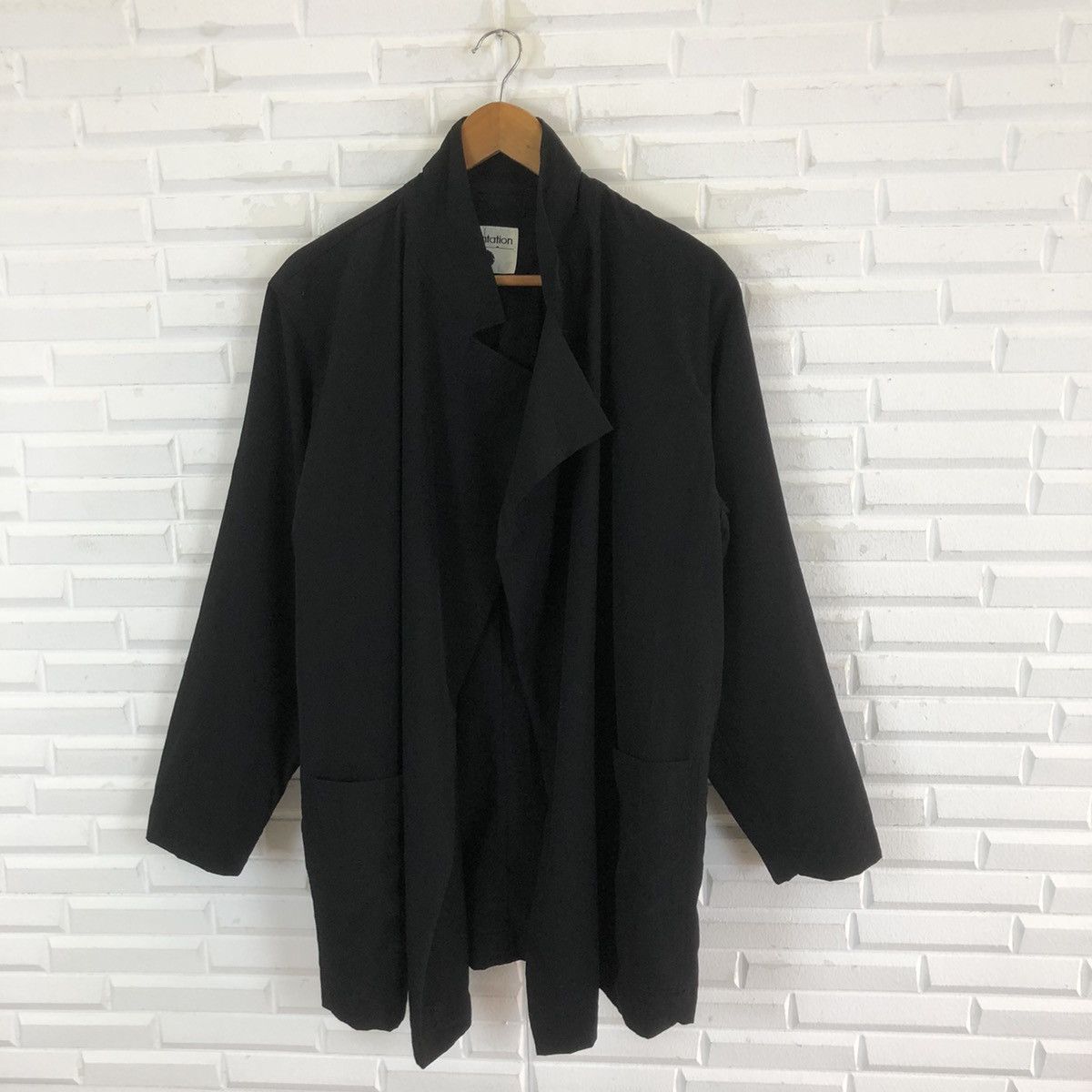 Issey Miyake PLANTATION BY ISSEY MIYAKE BUTTON LESS LIGHT JACKET Size US L / EU 52-54 / 3 - 2 Thumbnail