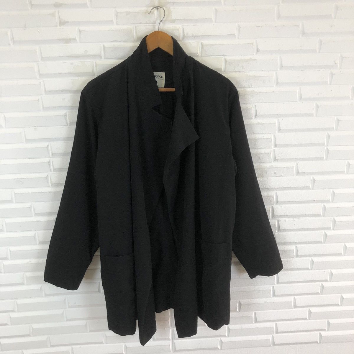 Issey Miyake PLANTATION BY ISSEY MIYAKE BUTTON LESS LIGHT JACKET Size US L / EU 52-54 / 3 - 4 Thumbnail
