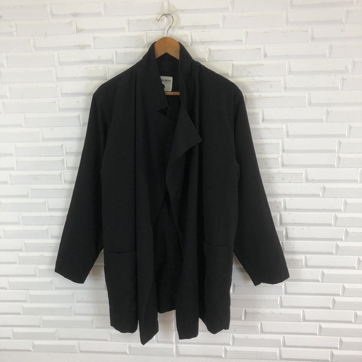 Issey Miyake PLANTATION BY ISSEY MIYAKE BUTTON LESS LIGHT JACKET Size US L / EU 52-54 / 3 - 1 Thumbnail