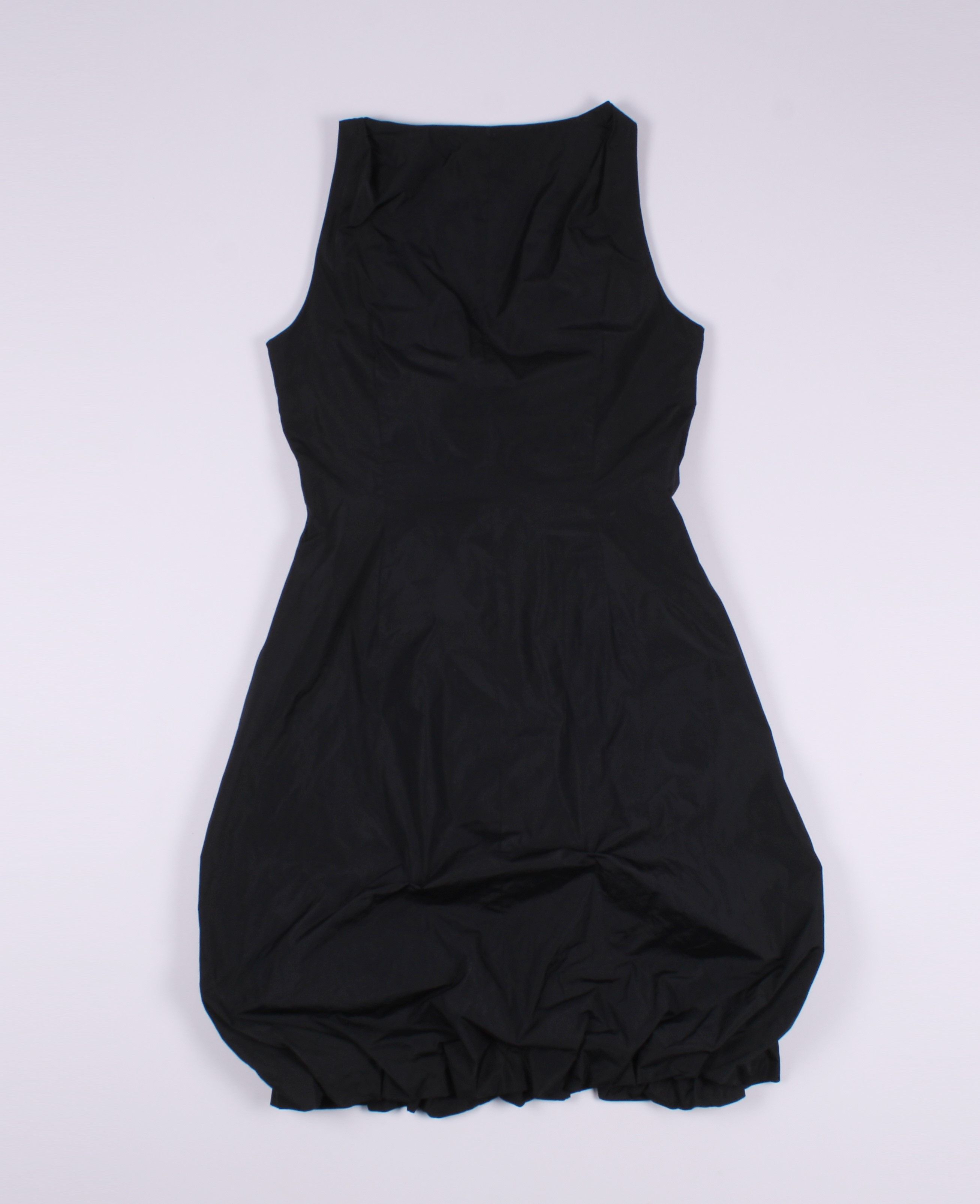 Dolce & Gabbana Dolce & Gabbana Bubble Zip Black Midi Dress Size L / US 10 / IT 46 - 10 Thumbnail