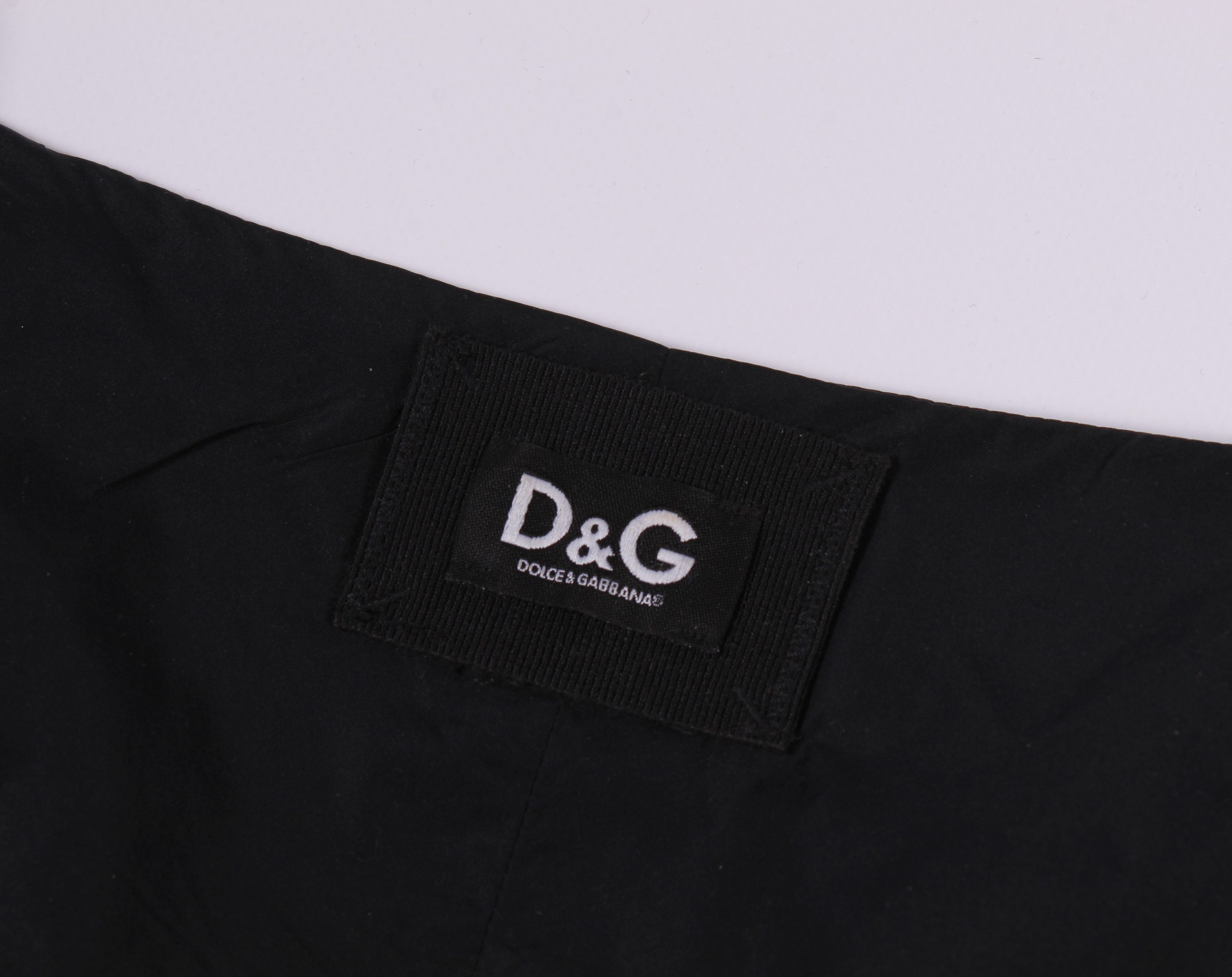 Dolce & Gabbana Dolce & Gabbana Bubble Zip Black Midi Dress Size L / US 10 / IT 46 - 4 Thumbnail