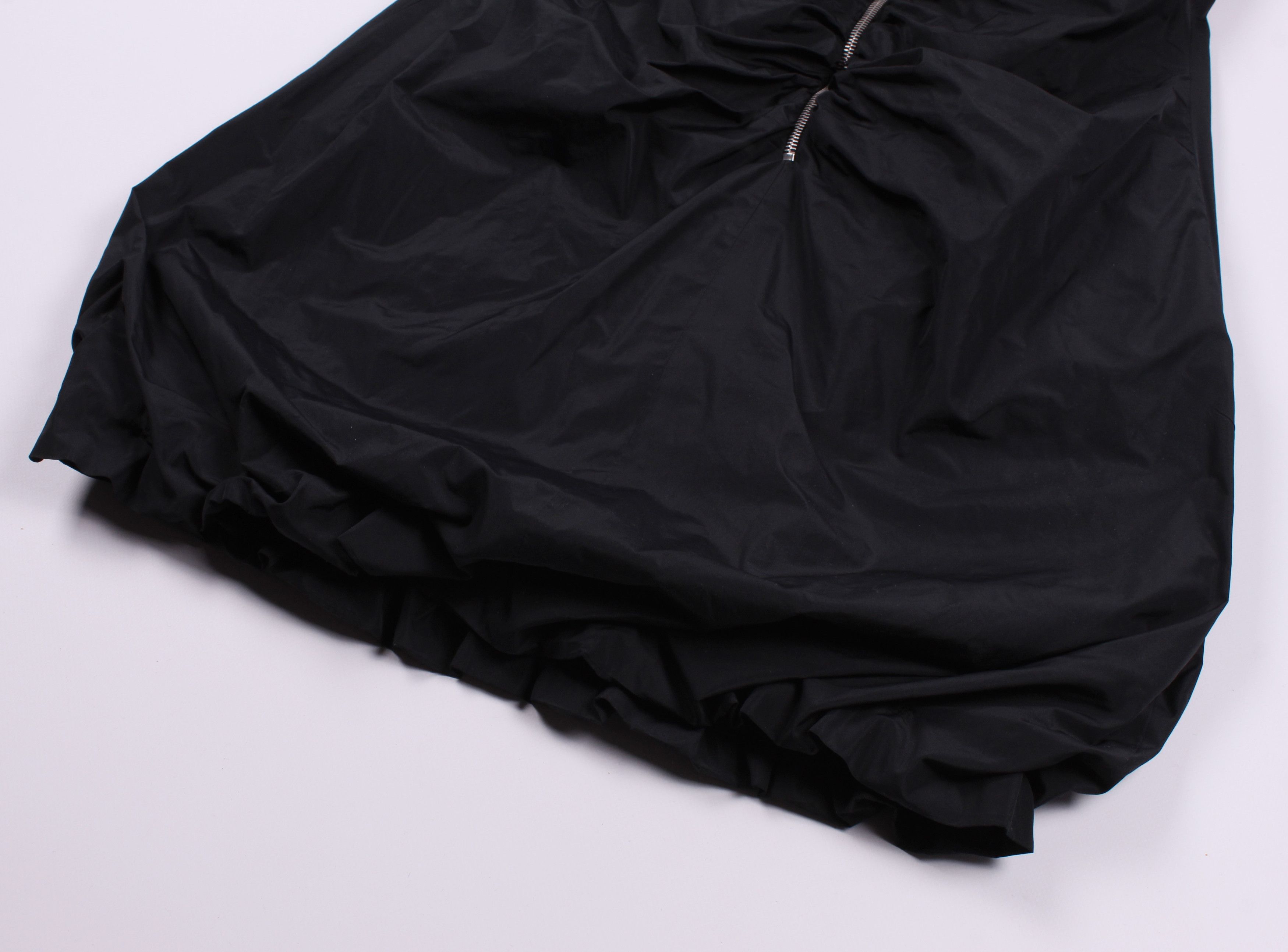 Dolce & Gabbana Dolce & Gabbana Bubble Zip Black Midi Dress Size L / US 10 / IT 46 - 5 Thumbnail