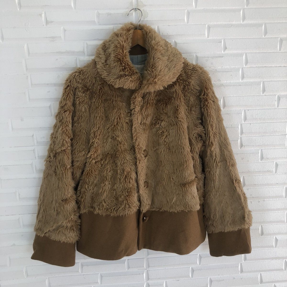 Issey Miyake NE-NET BY ISSEY MIYAKE FAKE FUR JACKET Size US M / EU 48-50 / 2 - 4 Thumbnail