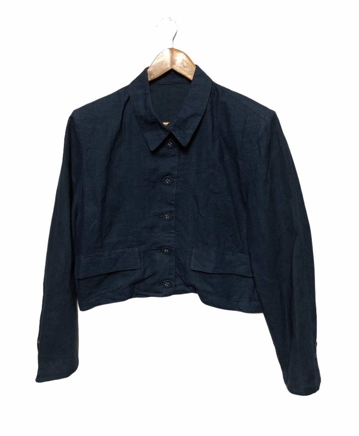 Issey Miyake × Japanese Brand × Vintage ✈️🔥 I.S BY ISSEY MIYAKE SPORT CROPPED LIGHT JACKET🔥✈️ Size US M / EU 48-50 / 2 - 1 Thumbnail