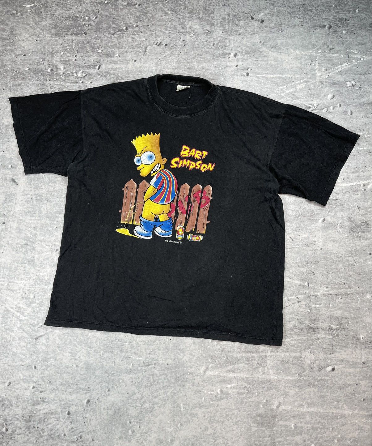 Vintage Vintage tee Bart Simpson piss big logo beer Size US L / EU 52-54 / 3 - 1 Thumbnail