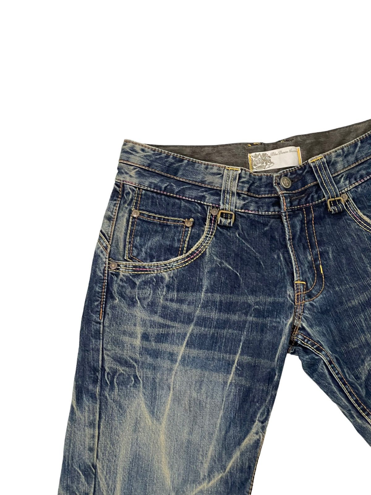 Japanese Brand Acid Wash Jeans Lightning⚡️BDG Denim Regular 5🟦 Size US 31 - 17 Thumbnail