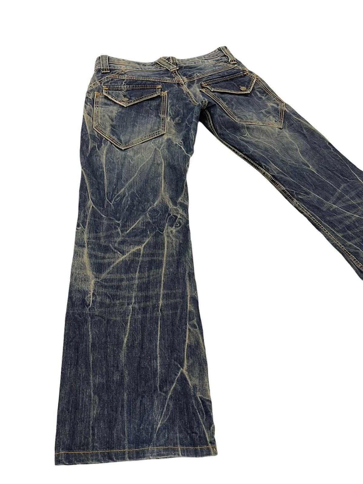 Japanese Brand Acid Wash Jeans Lightning⚡️BDG Denim Regular 5🟦 Size US 31 - 2 Thumbnail