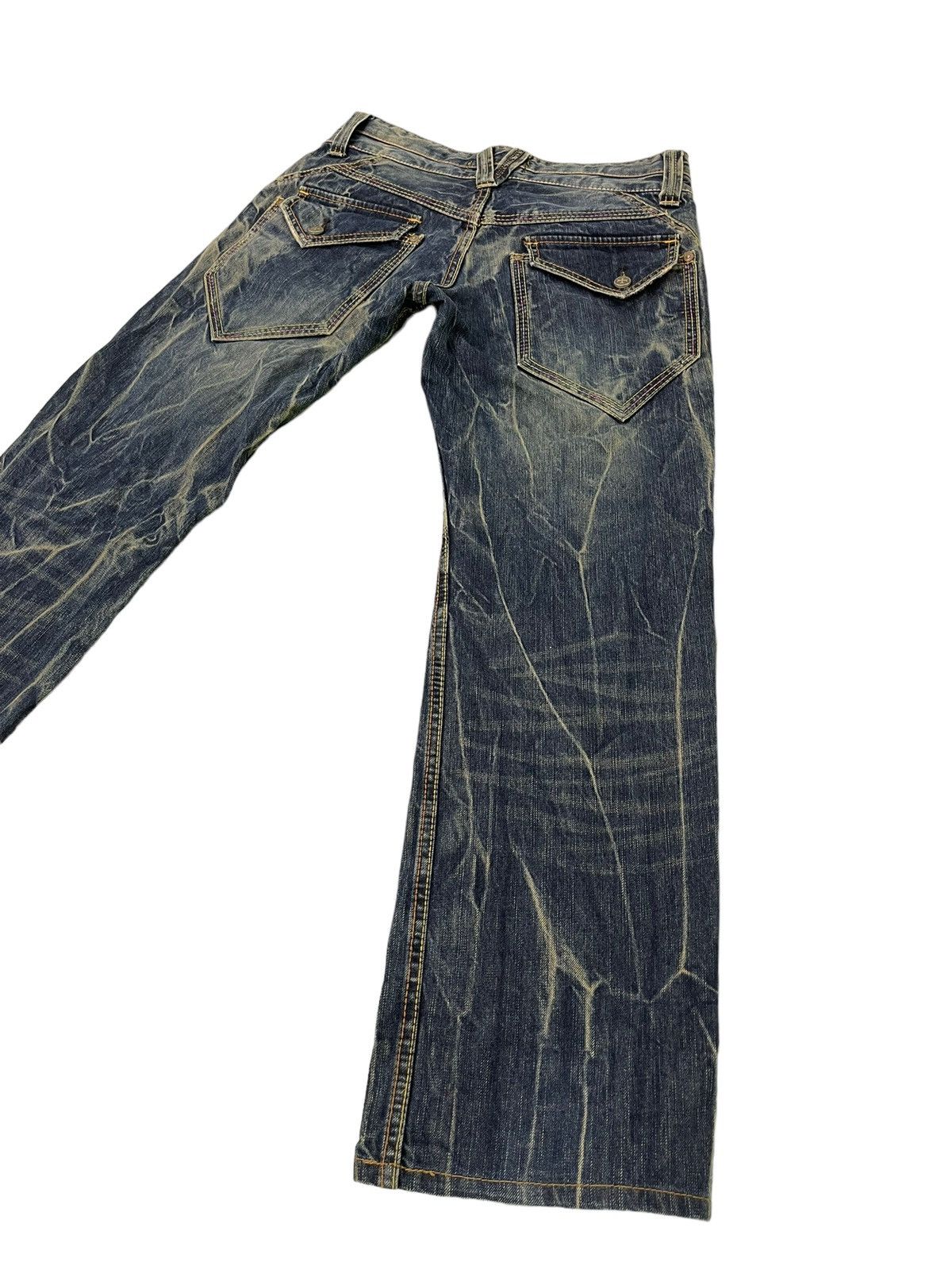 Japanese Brand Acid Wash Jeans Lightning⚡️BDG Denim Regular 5🟦 Size US 31 - 3 Thumbnail